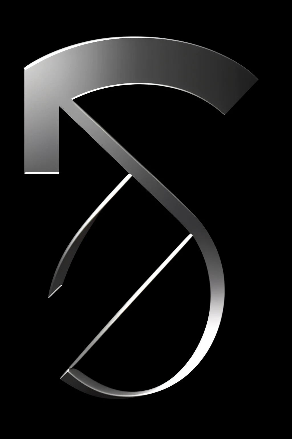 Create a symbol with the letters KZM, characterized by an distinctive brand logo style. The letter A in this emblem is made particularly evident, showcasing bold lines and clean edges, giving it a modern and unique appearance.