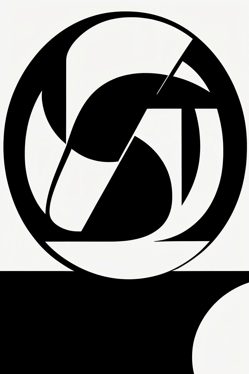 Create a symbol with the letters KZM, characterized by an distinctive brand logo style. The letter A in this emblem is made particularly evident, showcasing bold lines and clean edges, giving it a modern and unique appearance.