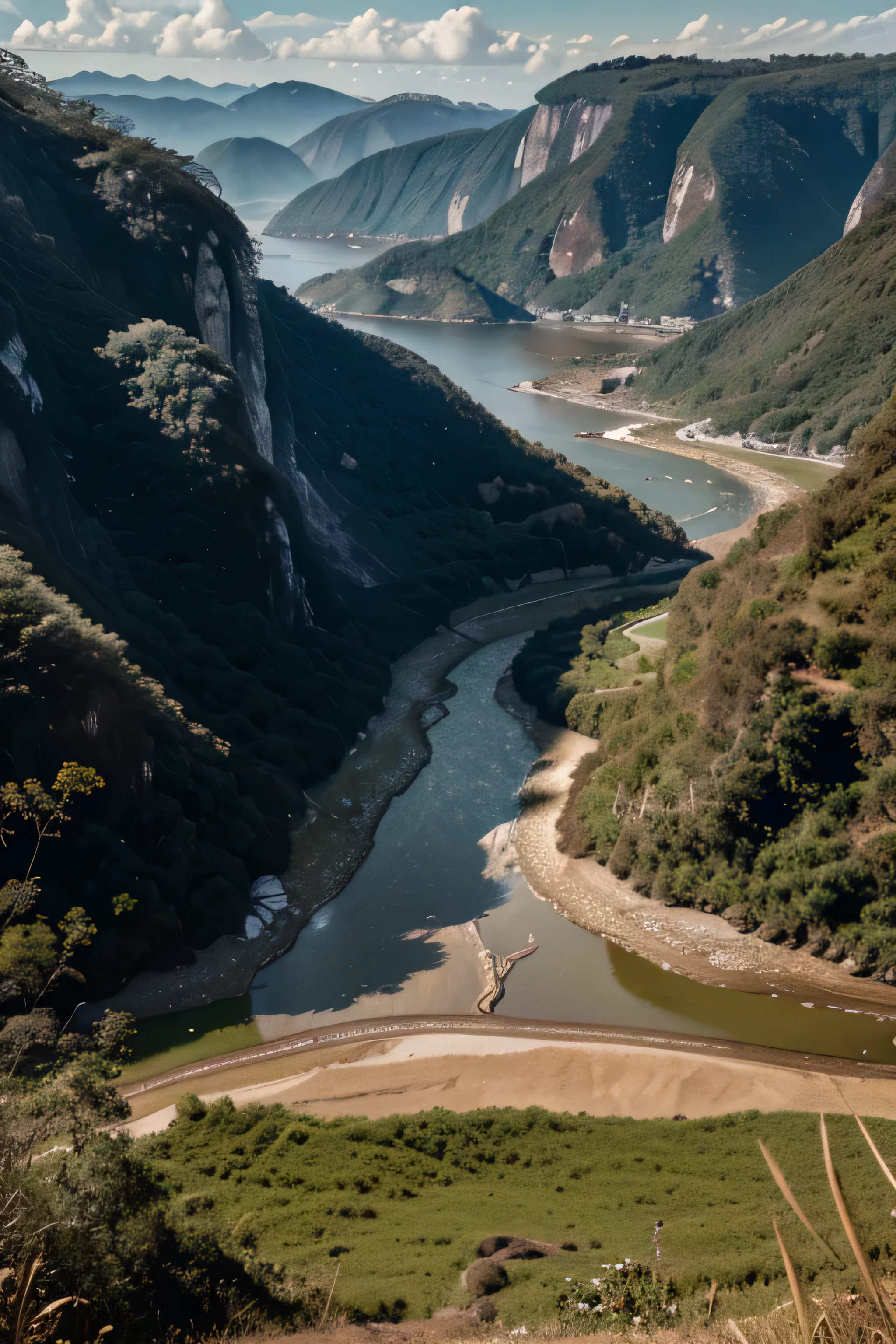 RAW photo of a landscape, from Brazil, small details, photorealistic, ultra-realistic photo, 8k uhd, dslr, soft lighting, high quality, film grain, Fujifilm XT3, (masterpiece)