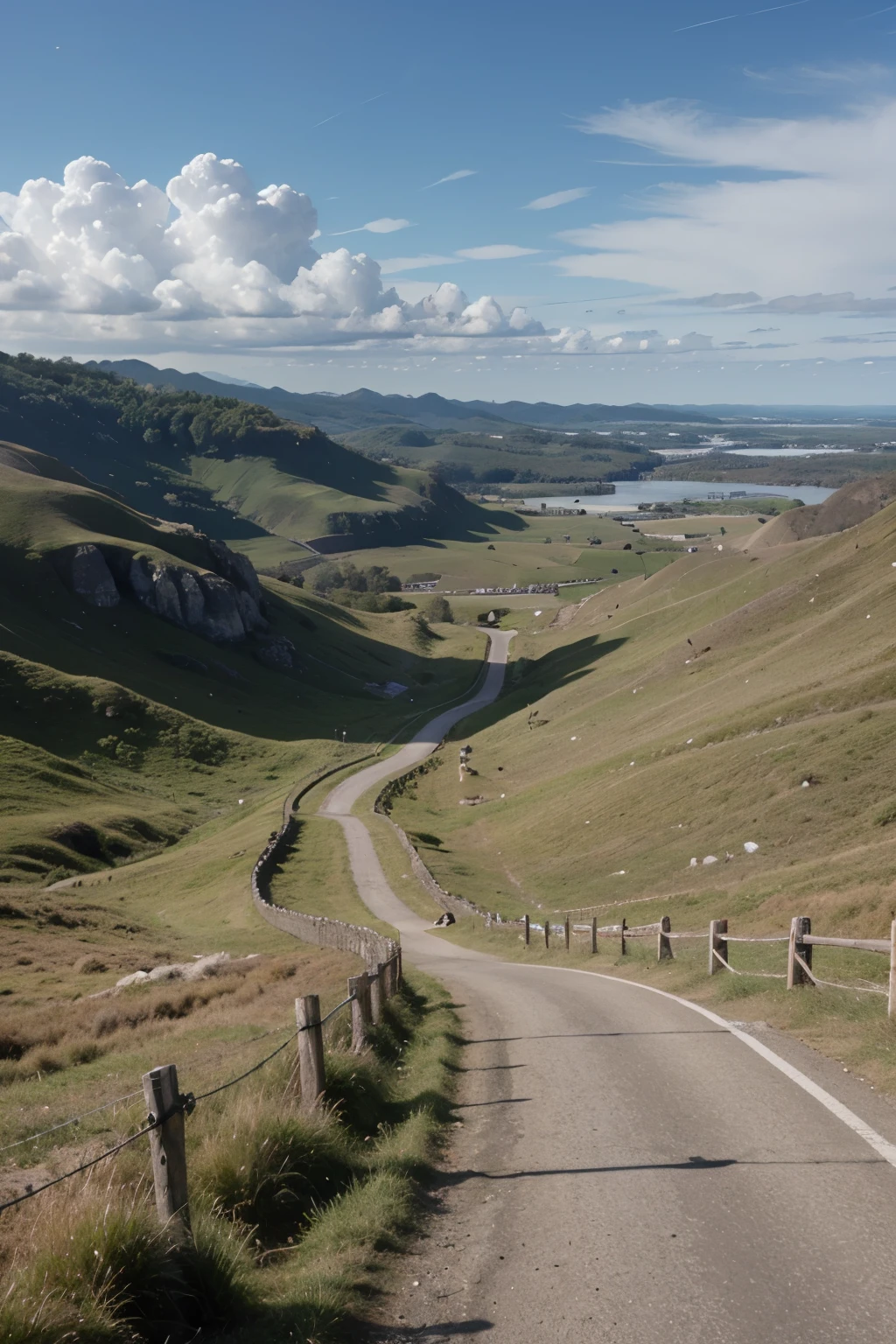 photo of a landscape with compression, y punto de fuga HORIZONTAL