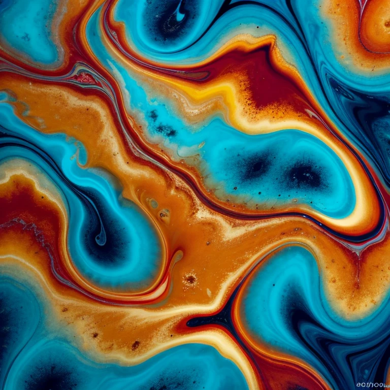 Calm desert, Indie Album Covers, wonderful (Abstract fluid art:1.5), Complex, (Contrast:1.3)