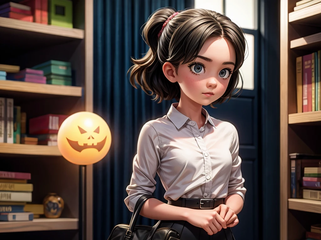 A girl playing with a phantom