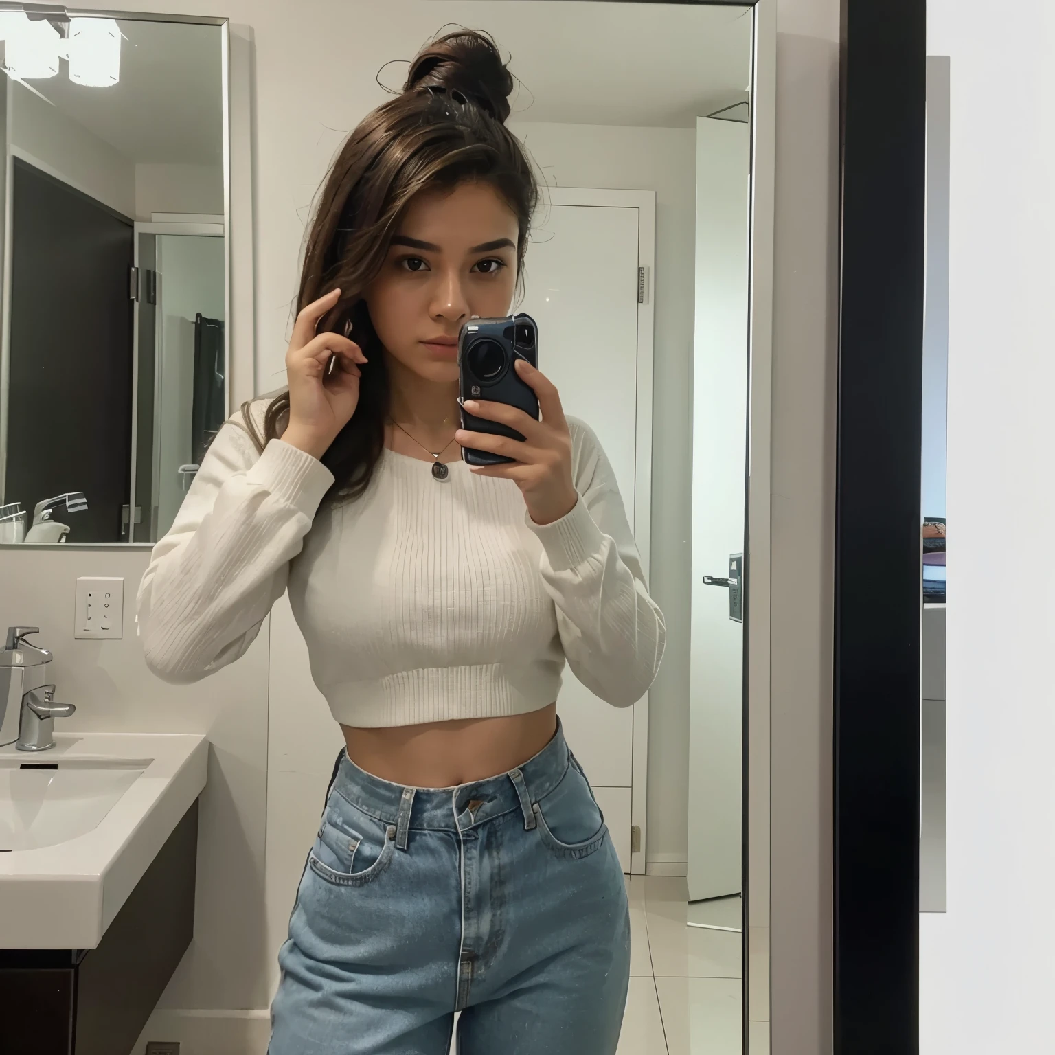 arafed woman taking a selfie in a mirror with a camera, low quality video, low quality photograph, tiktok video, captura, low quality photo, lorena avarez, gif, low quality footage, very very low quality picture, digital art. @mariomaniacdude, picsart, instagram, instagram story, fotografia, low quality, leaked image