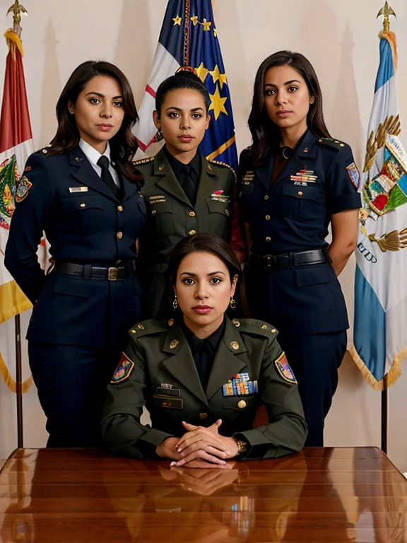 arafricana air force oficial sitting at desk in front of sign, seguridad agent, lorena avarez, proffesional, karla ortiz, oficial, seguridad, julia fuentes, 1614572159, salustiano garcia cruz, fernanda suarez, adriana dxim, imagen profesional, uniforme completo, valentina remenar