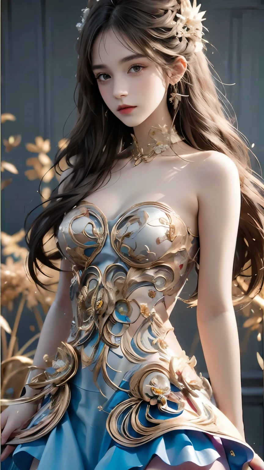 die, die,Off the shoulder dress, masterpiece,best quality,High质量,High清晰度,High质量的纹理,High质量的阴影,High细节,Beautiful details,Fine details,Extremely detailed CG,Detailed texture,lifelike的面部表现,lifelike的,Colorful,Beautifully,Sharp focus,(Intricate details,Pure face_V1:0.5),(细节美Beautifully脸,(细节美Beautifully眼睛),perfect比例的脸,HighSkin details,Skin details,The best ratio of four fingers and one thumb,emaciated:1.3),1 girl,,High,(光滑的Abdominal muscles:1.55),(Abdominal muscles:0.5),beautiful,perfect,High,((Bare shoulders)), ((The skirt is very short)), (Long legs),(Straight Legs),(Thin waist),((White skin)),White skin,((White skin)),(Emma Watson),Large Breasts,((bule)),Light blonde hair,Standing,Looking at the audience,whole body,Portrait of cute blonde girl,((Standing in the wheat field,look into the distance)),Bloom,Orange Fog,kinetic,strands of hair,lifelike,High品质渲染,amazing art,High品质,film texture,Fuji XT3,Dream
