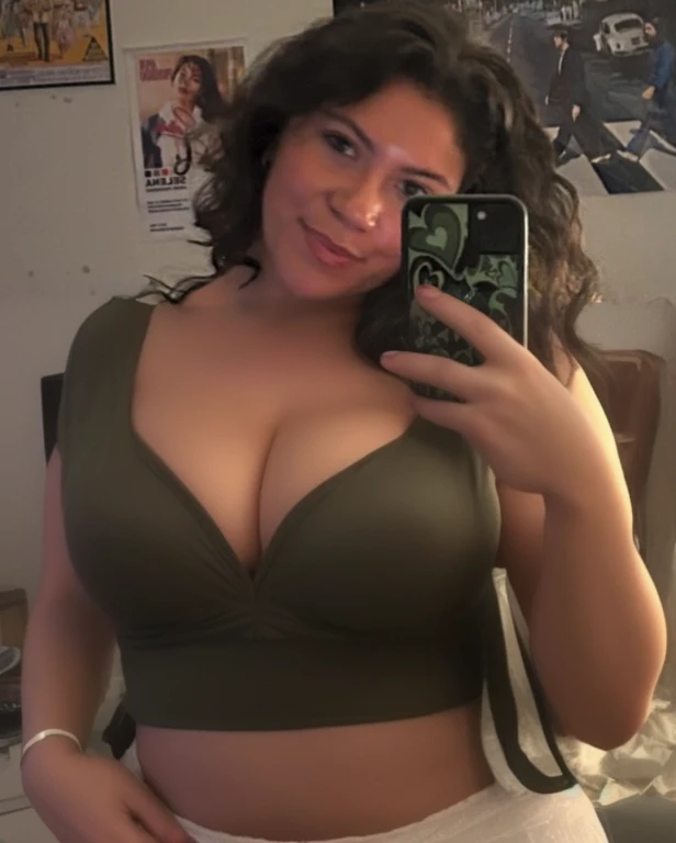 woman wearing a lingerie, brunette hair, amber eyes, long hair, hyper realistic, 4k, masterpiece, beautiful, facing the viewer, headshot, cleavage, dark lipstick, (((red))) lace bra, Big tits, huge , no clothes, sexy, cute, minimal clothes, thick, bbw, chubby stomach, thick nipples, nipple piercings, large areola, hard nipples, piercing through shirt, nipples hard through shirt, busty, major cleavage, naked, ripping through top, spilling over sides, bra too tight, giant , extra wide hips, upper body zoom in, showing off huge , fat stomach, see through top, fat bbw, large areola showing, no clothes