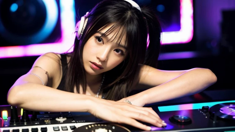 Addition。Female DJ Personality。Japanese women