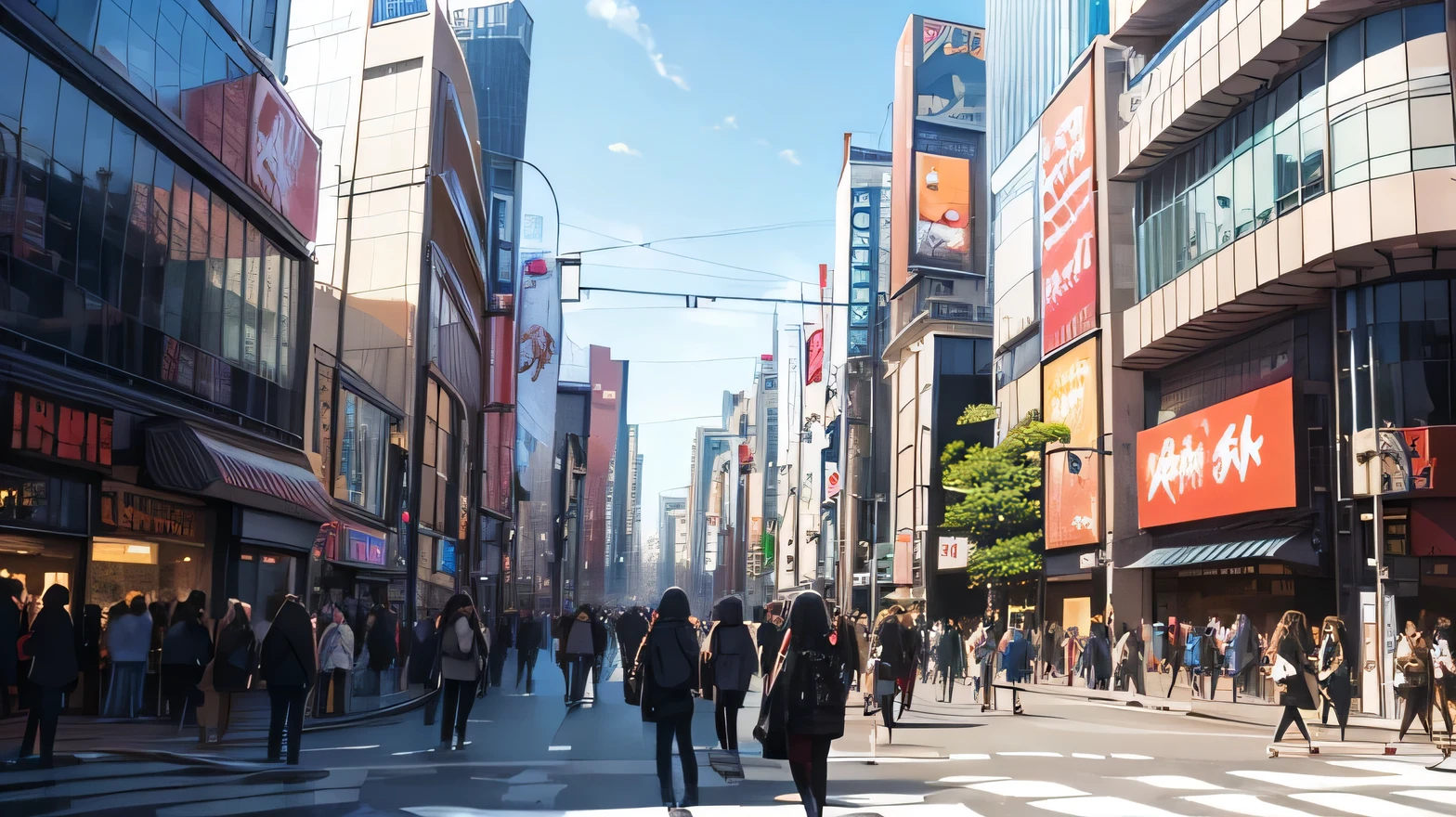 Shibuya　An illustration