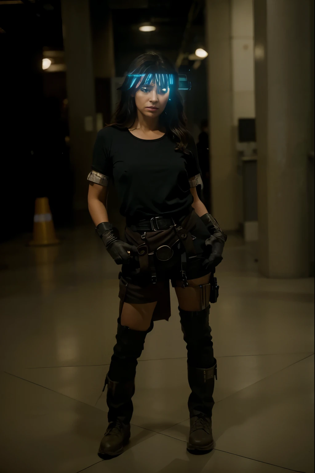 ((Best quality)), ((masterpiece)), (standing:1.3), (highly detailed face:1.3), (higly detailed eyes:1.5), In the dark and gritty dystopian city Piltover, (JinxLol:1.3), (ultra photorealistic:1.3), (masterpiece:1.4), best quality, ((realistic)), high quality, ultra detailed, ((Real picture)), ((realistic skin)), ((realistic face)), (best quality:1.1), (illustration:1.05), (1girl:1.05), (beautiful:1.05), (beautiful detailed eyes:1.05), (cinematic light:1.1), light blue highlights, (full body:1.5)
