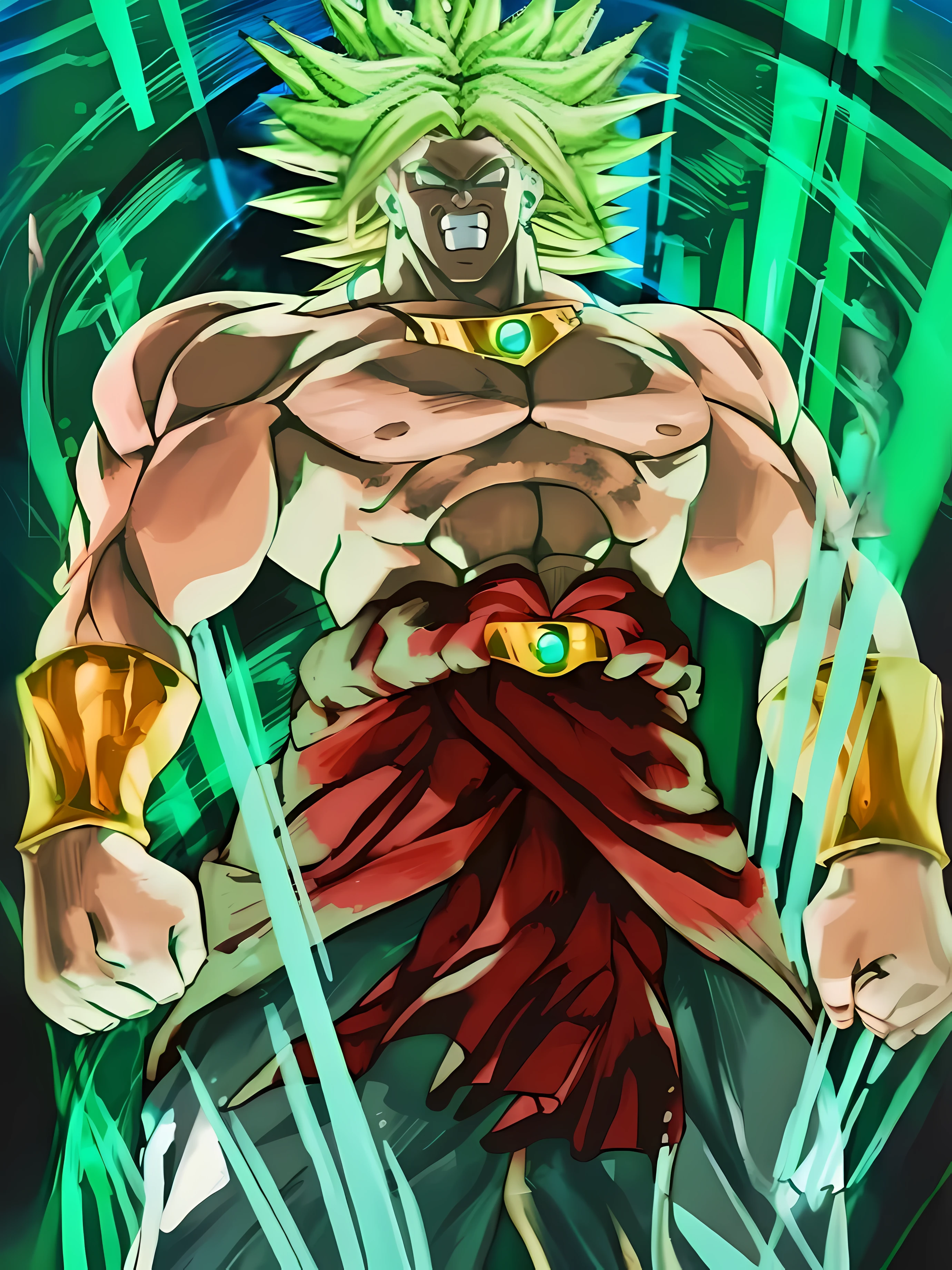 Dragon Ball Broly Fondos de pantalla Dragon Ball Broly Fondos de pantalla, broly, Super Saiyan, super sayan, muscular! verde, imagen filtrada, going Super Saiyan, an epic anime of a man of energy, asoka tano, Broly super sayian, guerrero poderoso, 8k!!, Super Saiyan Broly, Super Saiyan legendario, postura poderosa, rostro definido, light and shadow correction, sharp, hd, claridad de imagen, imagen en alta calidad, manos perfectas, 