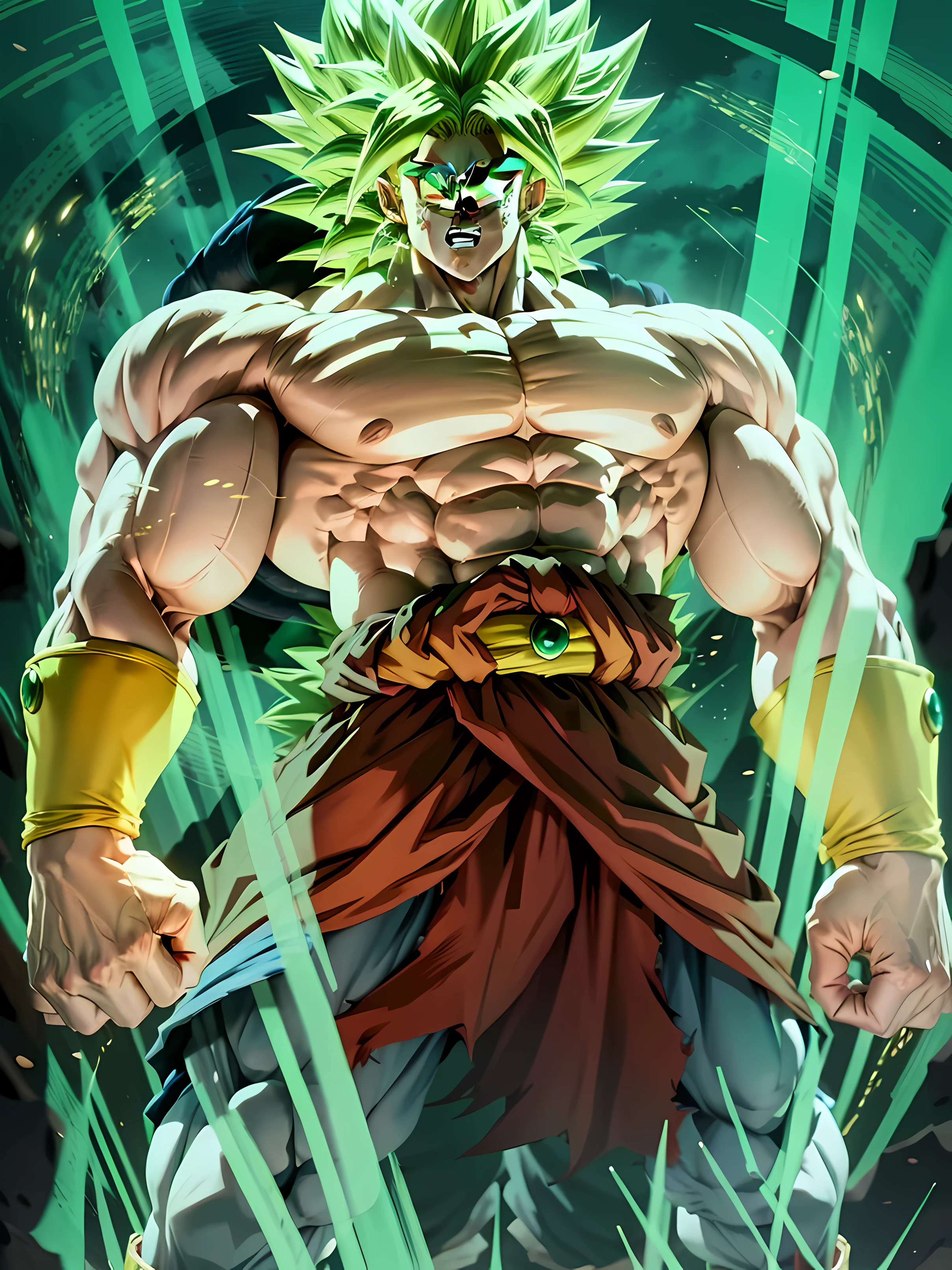 Dragon Ball Broly Fondos de pantalla Dragon Ball Broly Fondos de pantalla, broly, Super Saiyan, super sayan, muscular! verde, imagen filtrada, going Super Saiyan, an epic anime of a man of energy, asoka tano, Broly super sayian, guerrero poderoso, 8k!!, Super Saiyan Broly, Super Saiyan legendario, postura poderosa, rostro definido, light and shadow correction, sharp, hd, claridad de imagen, imagen en alta calidad, manos perfectas, 