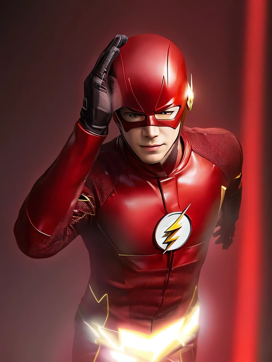 the flash correndo, anime, estilo de anime realista