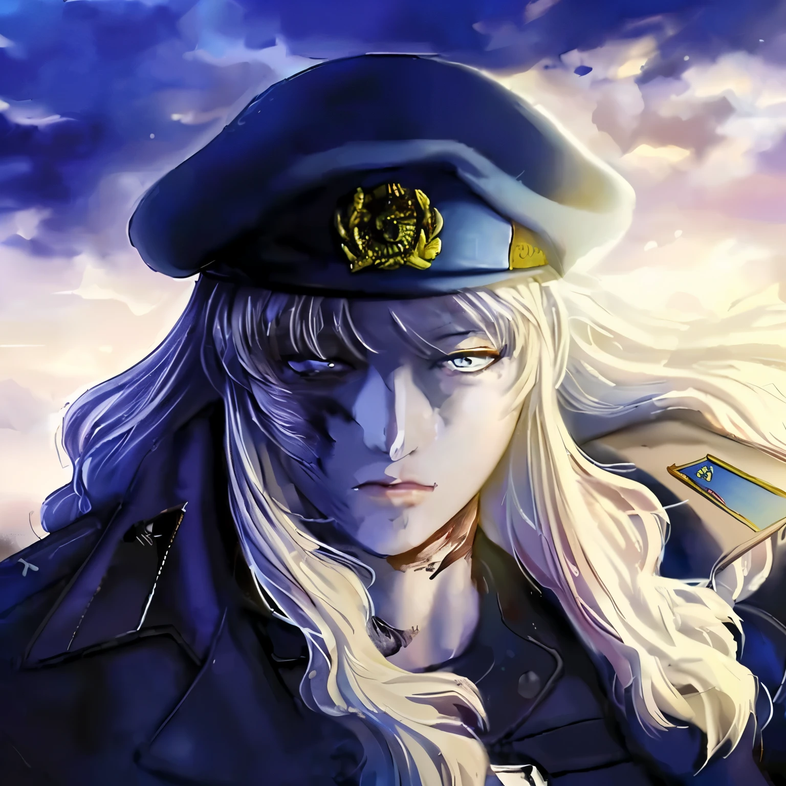 ((Speed Paint) +++ Female portrait, palette knife painting, impressionist style, brushwork technique, large stroke, Balaika, Black Lagoon Anime.