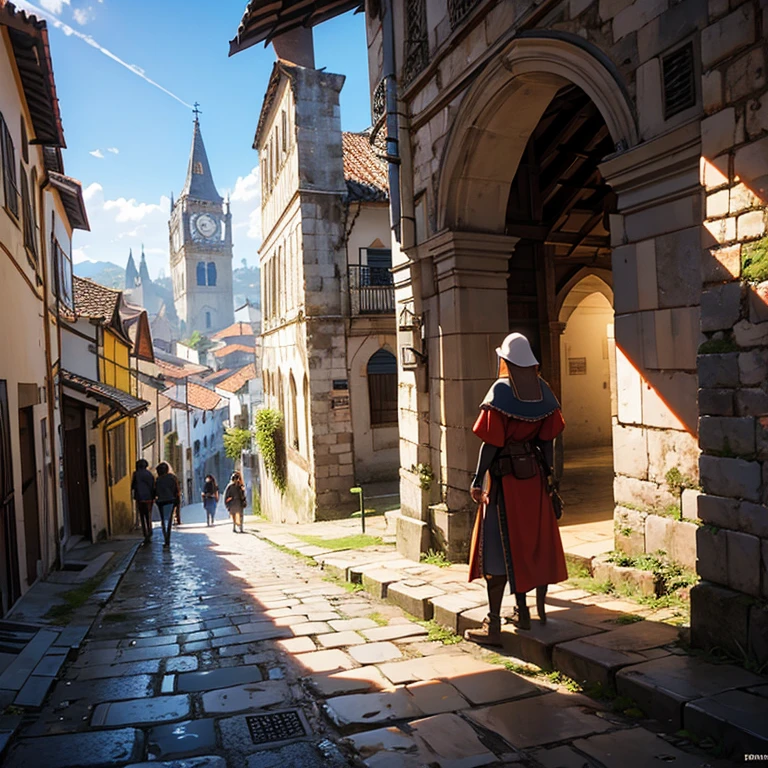 Crie uma cidade medieval