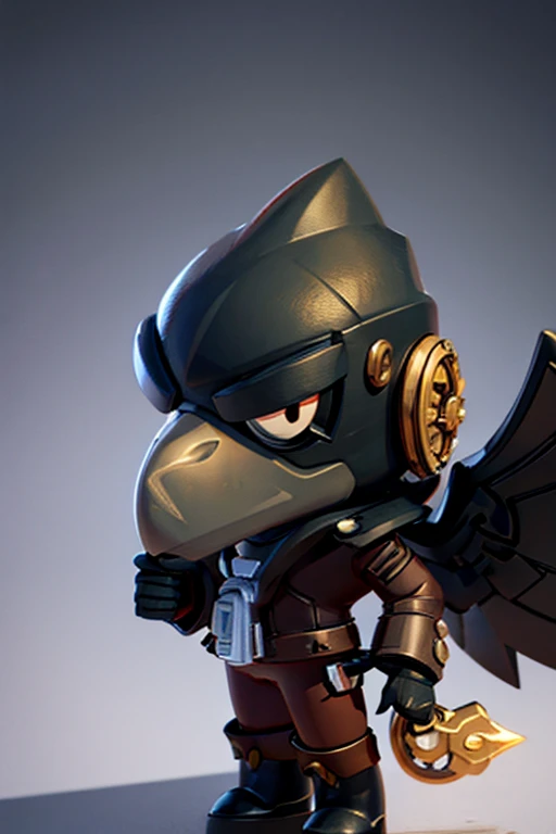 crow, steampunk decor