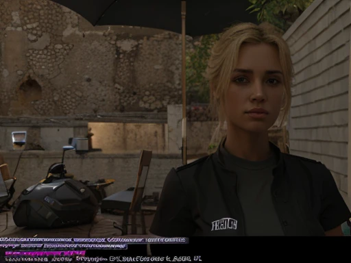 Chica rubia, of the highest quality, Muy detallado, sombras realistas, textura realista
