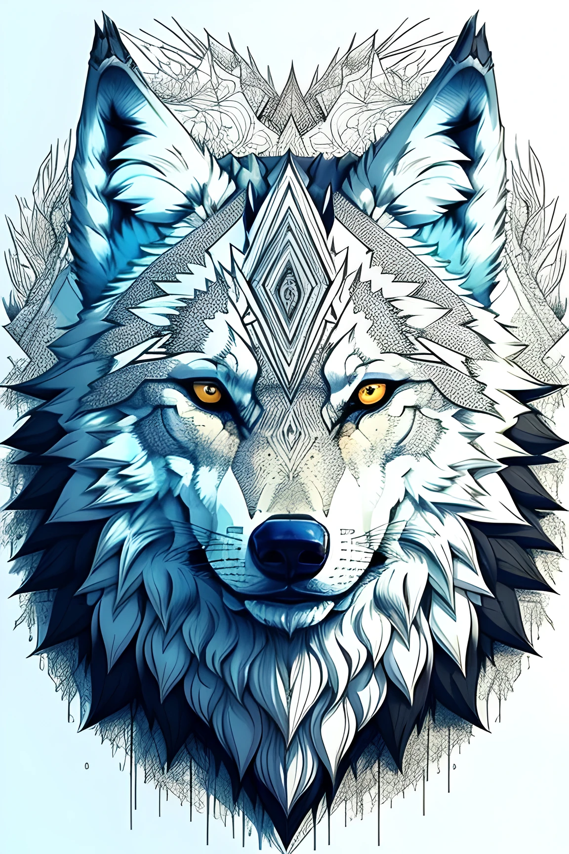 un dibujo para colorear con cabeza de lobo y patrones, lineart inspirado en Caspar Wolf, contraventana, surrealism, line art Dibujo para colorear, Dibujo para colorear, Dibujo para colorears, cabeza de lobo, cara de lobo hiper detallada, dibujado con photoshop, Coloring pages, lineal en negrita, alpha cabeza de lobo, highly detailed and hypnotic, with symmetrical head and eyes, cabeza y mirada al frente