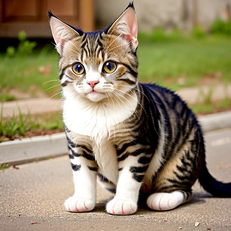 Cute  a cat