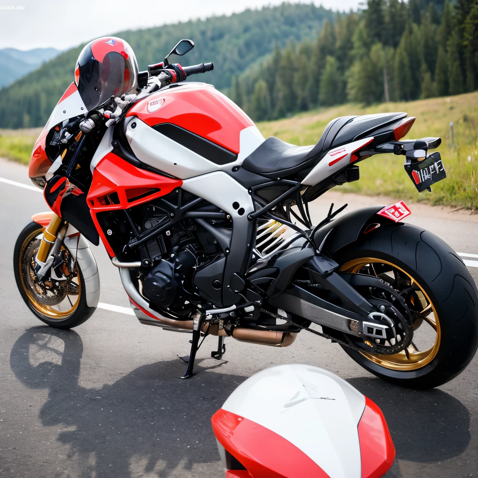Mami in moto sexy