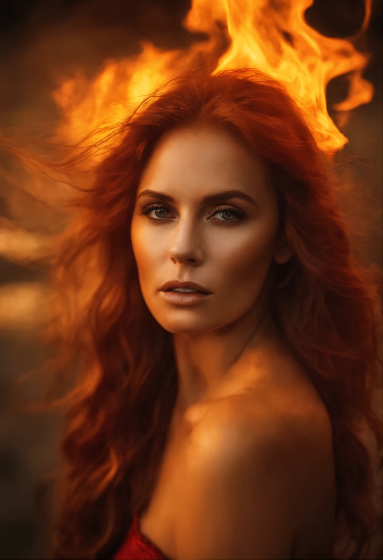Retrato, efeito de vidro quebrado, Vivid yellow flame, Ethereal sparks, cores hipnotizantes, ((linda garota ruiva angelical, maquiada)),Olhar triste, Flowing fiery red hair, Dynamic aerial pose, Ambiente quebrado, fundo de um vilarejo deserto, Retroiluminação cinematográfica, forte contraste, post-apocalyptic vibes, 85mm prime lens, canon eos r6, Grande abertura, Aprimoramento HDR, 4K resolution, narrativa visual, Intensidade emocional, The phoenix appears.(Realistic flamethrower,What smoke),
INFO
Tamanho
832X1216
Data