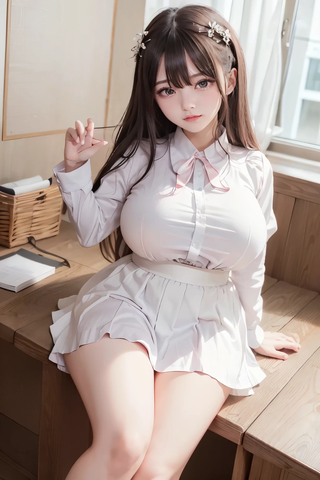 5歳のgirlが3人, 日本語のIdol(line up), Cute Smile, Idol,tits, (big and soft breasts:1.2),Soft Milk, (Big Hips), 、Perfect composition、highest quality、ultra-Familiarliert、masterpiece、Realistic、Beautiful Hair、Super long hair、Familiar, god'Light, Cast a Shadow, hard disk, Hmph,girl, high Familiars, highest quality, hard disk, 8k,Too big、身長の高いgirlが複数人line up、Looking at the camera、Look at this、Sit on the bed、背の高いgirlたちが並んでいる、girlが3人line up、Cute Smile、Laughter、girl4人が横にline up、Beautiful legs、Very long legs、Beautiful legs、背の高いgirl、blonde、3人のgirl、脚が長すぎるgirl、5歳の3人のgirl、Beautiful feet、young、tits5歳のgirlたち、背の高いgirl、young顔、big、3人組で横にline upgirlたち、young、非常にbig身長、、Very tall、Young face、White dress shirt、身長が3メートルあるgirl、脚が長過ぎるgirl、Long legs、Beautiful feet、Model Body Type、とても身長が高いgirl、脚がとても長いgirl、Miniskirt nurse uniform、Plump thighs、A composition that clearly shows the whole leg、Thick thighs、Very long legs