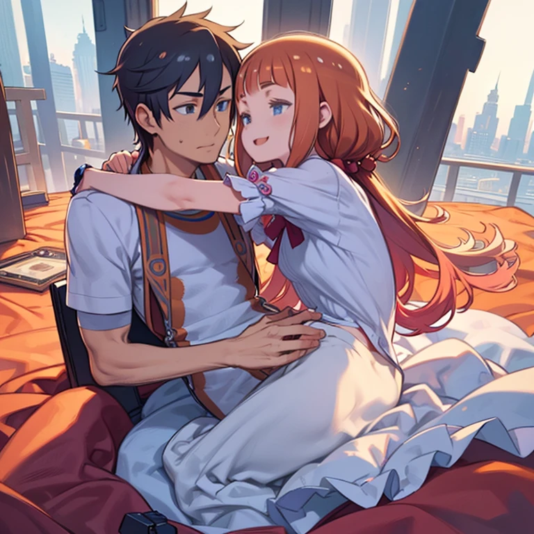 (miniskirt:1.1), missionary, sex, lying, on back ((nude))score_9, score_8_up, score_7_up, source_anime,
asukalangley, asuka langley soryu, long hair, bangs, brown hair, hair ornament,
hospital gown,
indoors, hospital, lying on back, sleeping, hospital bed, closed eyes,
looking at viewer, dutch angle, cowboy shot,