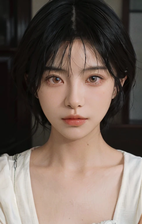 (Keisan:1.5), Close up, Masterpiece, Best Quality, Raw photo, Photorealistic, Face, Incredibly ridiculous, Beautiful girl, Cute, Short hair, Depth of field, High resolution, Ultra detail, Fine detail, Very detailed, Very detailed eyes and face, Sharp pupils, Realistic pupils, Sharp focus, Cinematic lighting,Cuddle a kitten