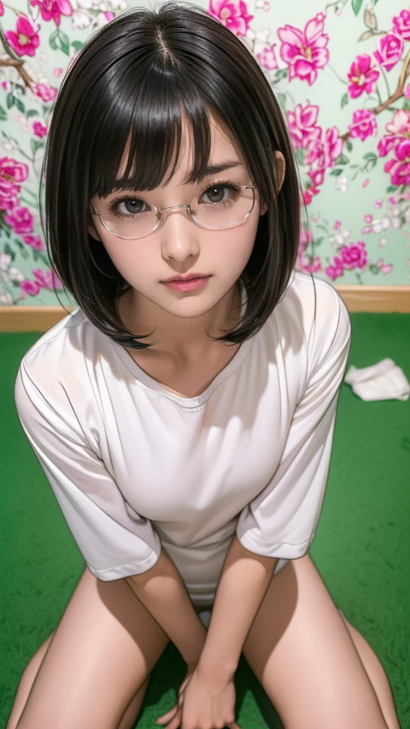 highest quality, masterpiece, 超High resolution, (Realistic:1.4), RAW Photos, Very detailed, Perfect Anatomy,
One Girl, Most popular Japanese idols, Front view, Squatting in the park, Leg Details, smile, View your viewers,
(((masterpiece,highest quality,In 8K,Very detailed,High resolution,Anime Style,absolutely))),(girl kneels:1.5),(alone:1.5), (((Completely naked(1.9)、All Nude(1.9))), I'm not wearing panties(1.8)、Hairy pubic hair(1.8)、a lot of hair(1.6)))) ,(Glasses), (Cute type of girl:1.4),(Detailed facial depiction:1.4),(Beautiful Hands:1.4),(Beautiful Hands:1.2),(wallpaper:1.5),(whole body:1.5),((overlook:1.5)), ((15-year-old girl, Clothes that look good)), (Inside the toilet, Bathroom, ), (Excellent, Open your mouth),(((Short Bob, whole body像, facial, semen, From above))), ((((大きくOpen your mouth叫ぶ(1.9), Get angry(1.9), Crying face(1.9), tears(1.9), Frown(1.9), Frowning(1.9), sad(1.9)、((View here(1.9), Looking at the camera(1.9), Open your eyes wide(1.9))), I was surprised(1.7), Astonishment(1.8), very painful(1.9)、Severe pain(1.9)、Glare)))),
Very beautiful thighs, Very beautiful legs, Very beautiful and perfect body, Very beautiful medium breasts, Very cute face, Stunningly beautiful large round black eyes, Very beautiful black hair, Very beautiful white skin、Thigh details, Beautiful legs in every detail, Beautiful Bangs、Hair between the eyes,(((13-year-old girl, Short Bob, Spread your legs)))