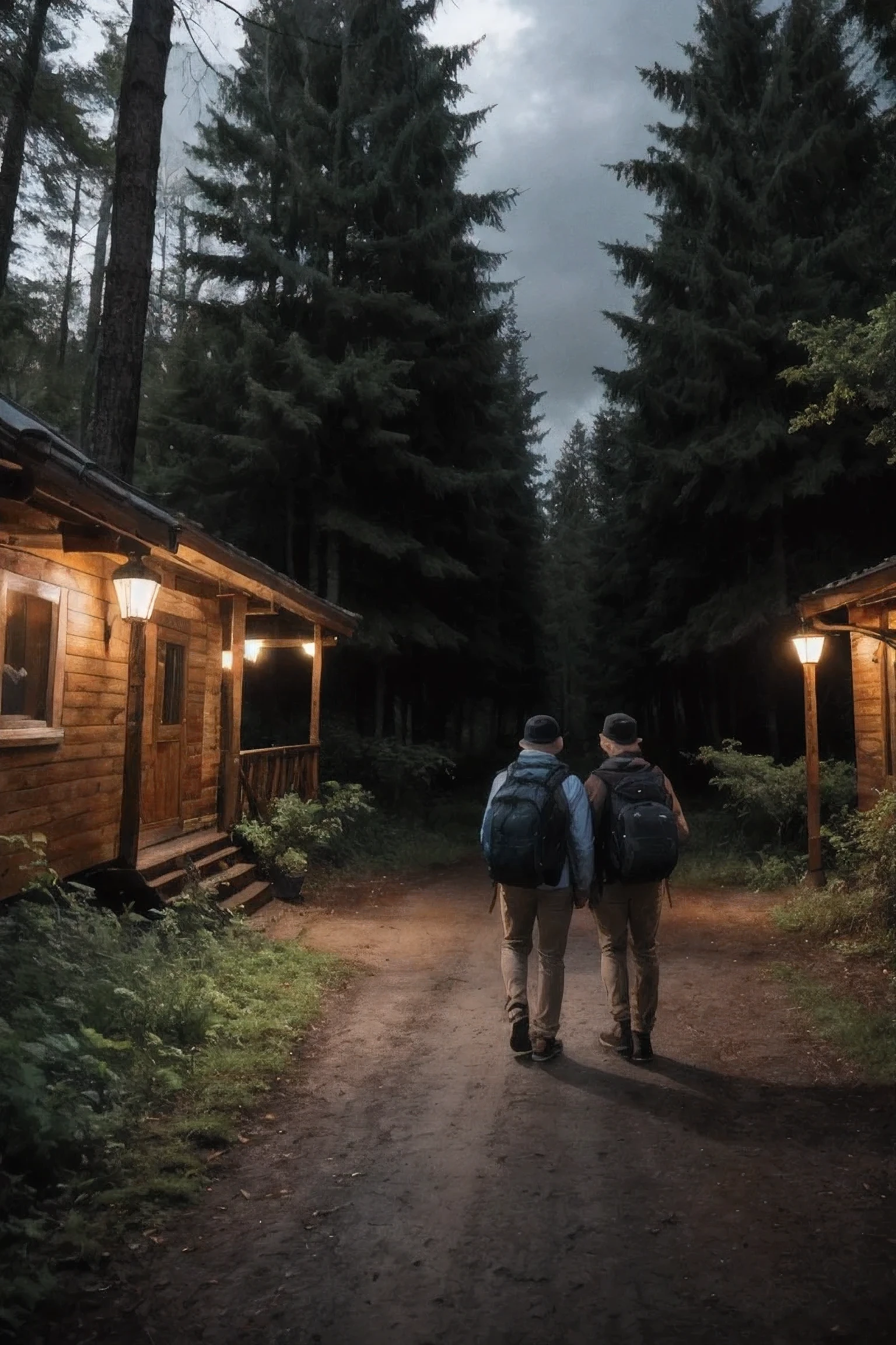 8k uhd, dslr, high quality , RAW photo, Amateur Photography posted to facebook ,Fujifilm XT3, Canon R5, Handsome Men, forest,rainny,night