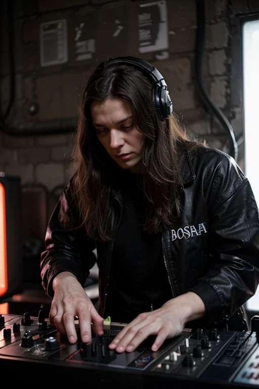 Aggressive techno dj sound with the following musical styles, cabalistic nature, and references: underground resistance, dark bass, communism, Crazy , breakcore, East Germany, Soviet Union, mechanical technology, dance, punk, hard, cyberpunk, dark, copacabanda, Final Fantasy VII, house, bossa nova,  Use Johann Sebastian Bach to finish the song.