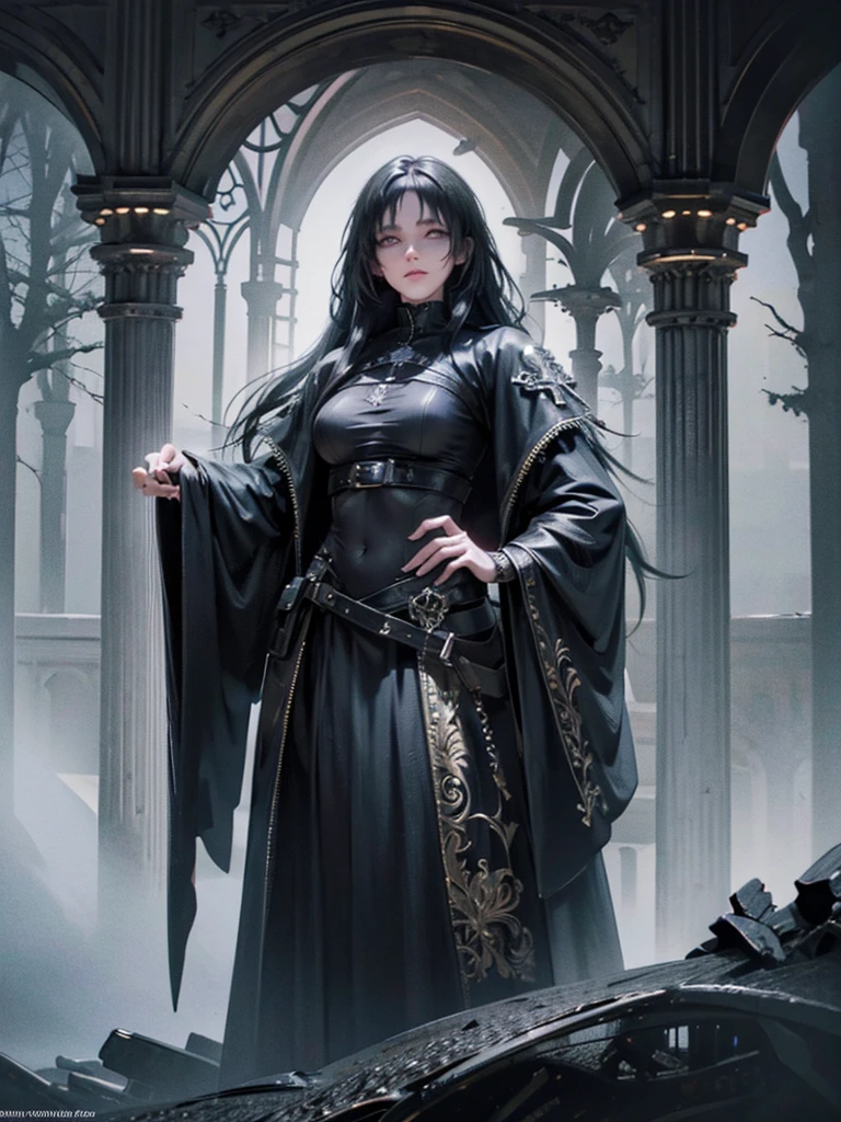 (dark magic), (grim), the raven, (intricate details), (hyperdetailed), 8k hdr, high detailed, lot of details, high quality, soft cinematic light, dramatic atmosphere, atmospheric perspective