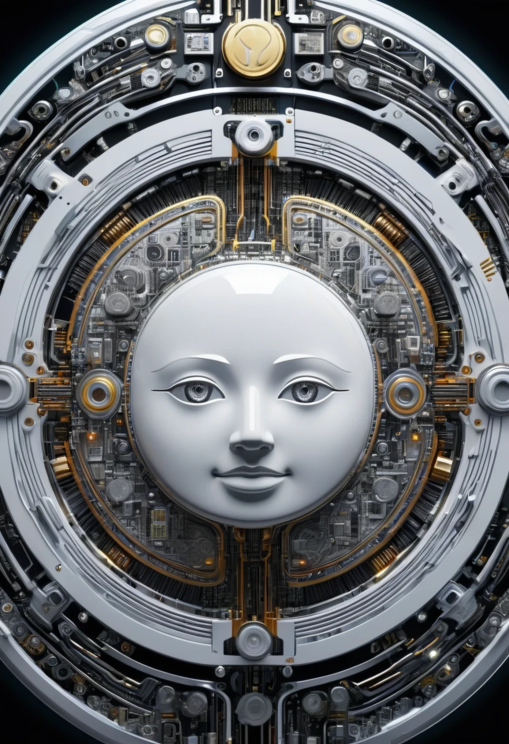 white light cybernetic circuit inside circles symbols of different currencies in the world, 4k, ultra detailed image, Realistic, highly detailed, perfect composition, gorgeous, Intricately detailed, incredibly detailed, 8 k artistic photography, hyper detailed, masterpiece, ultra detailed, hyper Realistic, 4k, ultra detailed image, Realistic, very detailed, perfect composition, gorgeous, Intricately detailed, incredibly detailed, 8 k artistic photography, hyper detailed, masterpiece