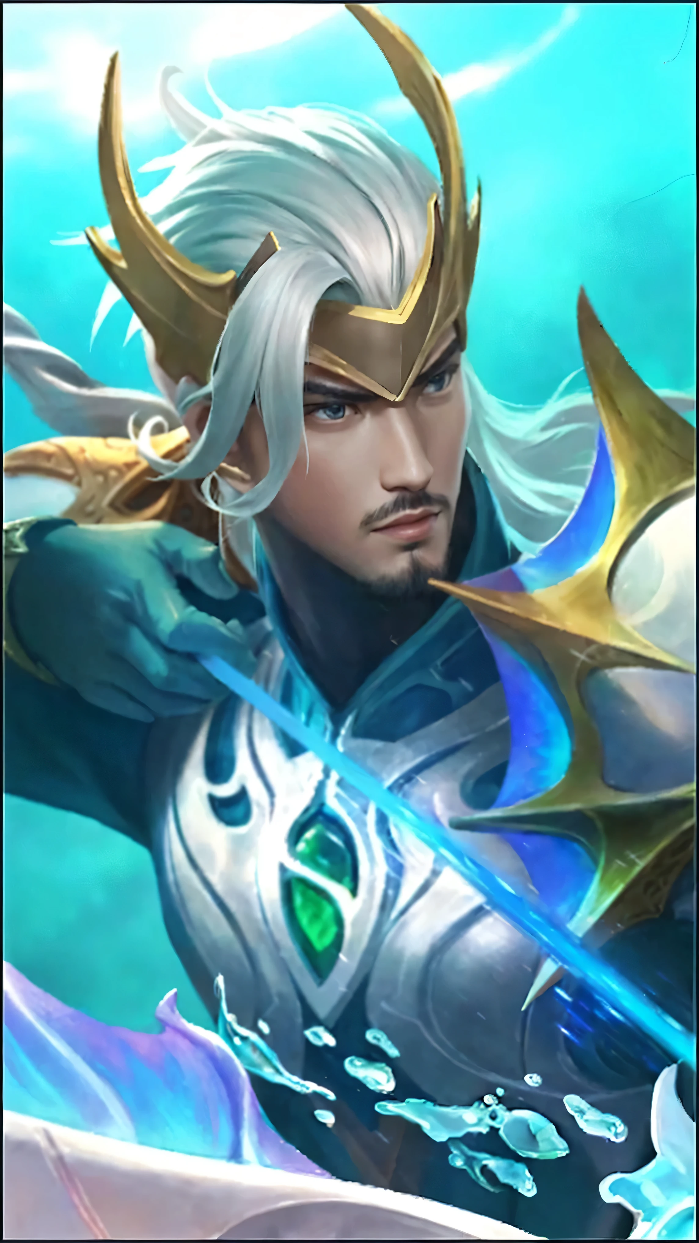 a close up of a person with a sword and a helmet, heise jinyao, inspired by Huang Shen, zhao yun, xianxia hero, kda, inspired by Li Kan, guan yu, inspired by Shen Zhou, loong, g liulian art style, artgerm jsc, inspired by Du Jin, bian lian