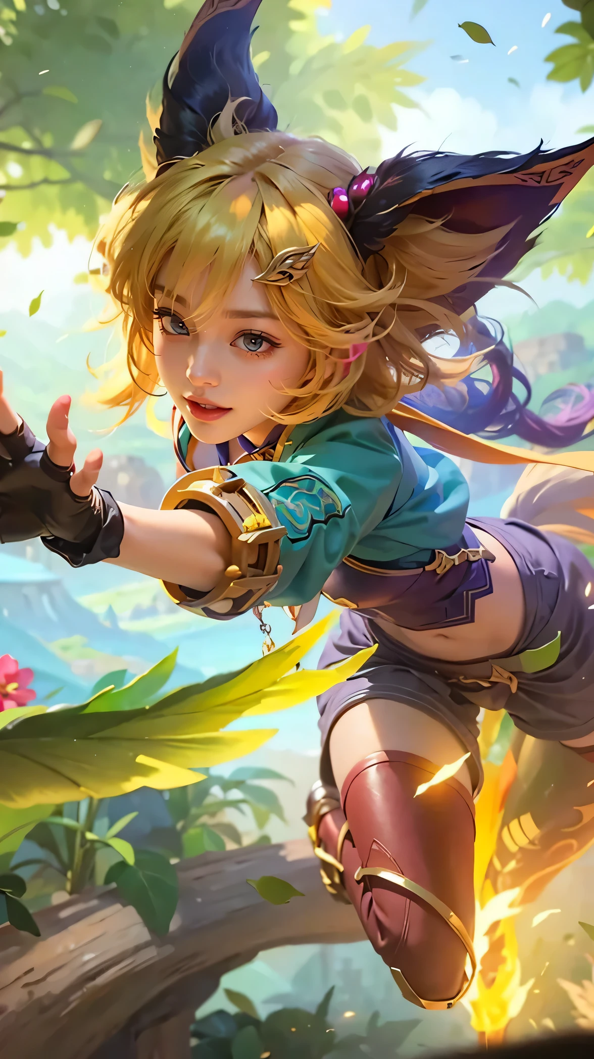 a close up of a , purple hair , big booobs , shadowbringers cinematic, 4 k detail fantasy, a beautiful fantasy empress, game cg, xianxia fantasy, xianxia hero, 2. 5 d cgi anime fantasy artwork, cinematic goddess close shot, ruan jia and artgerm, wow 4 k detail fantasy, hyperdetailed fantasy character