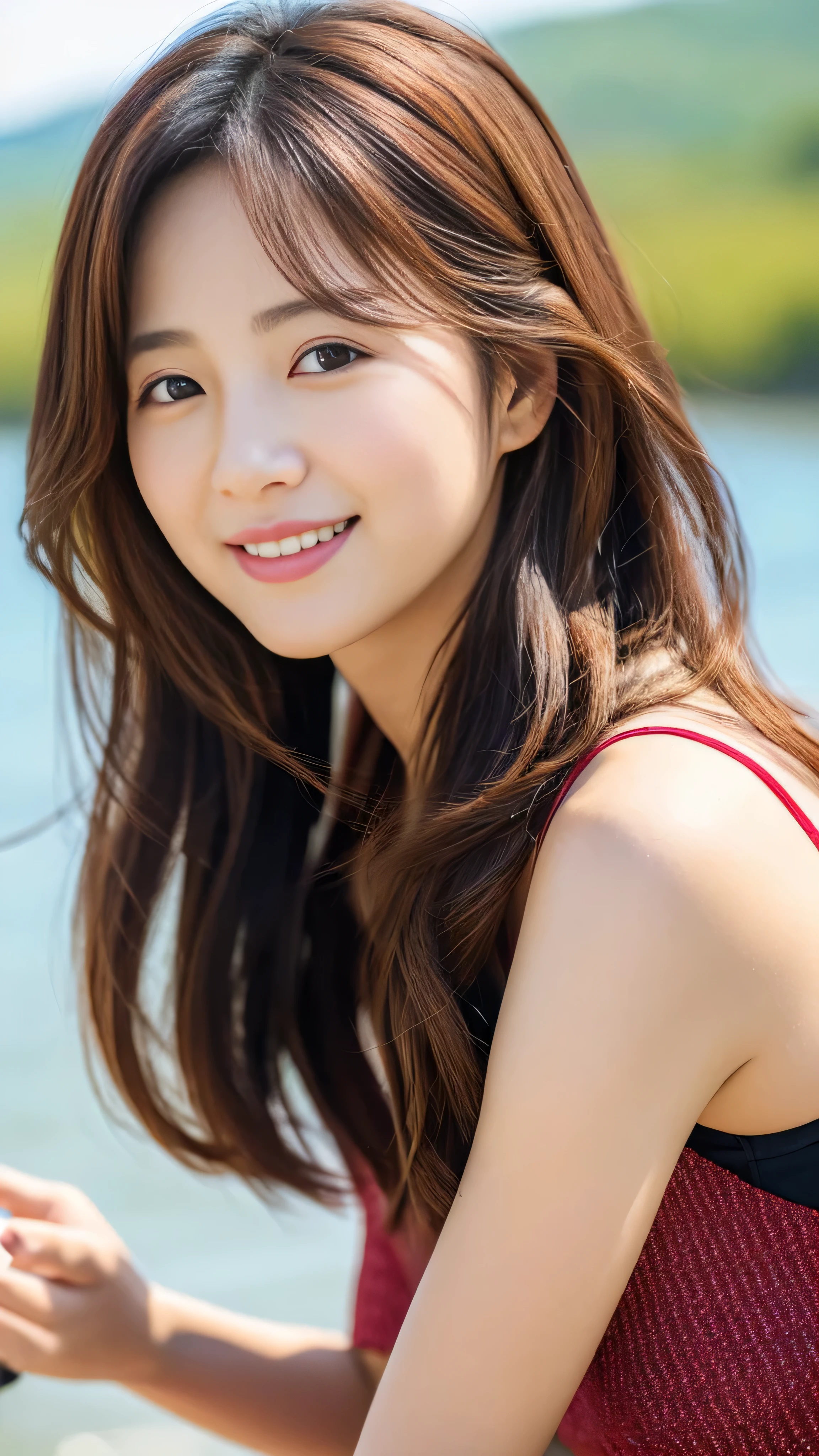 (32K:1.5), 1 girl,A light smile,whole body,Simple Background, (Realistic:1.4), (Korean Actress:1.3),
(Korea's Greatest Beauty:1.4), (The ultimate beauty:1.4), Masterpiece,4k,8k,(Masterpiece,Ultra-high resolution:1.5),(Masterpiece,Photorealistic:1.5),Masterpiece,Fine grain,Masterpiece,Detailed face, perfectly balanced face, Looking at the camera, Hair blowing in the wind, Beautiful porcelain-like skin, Beautiful Eyes, Ring-shaped eyes, 
