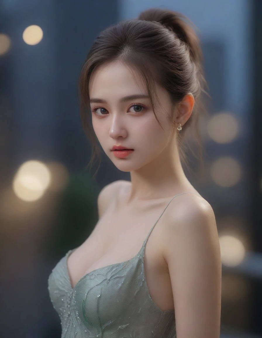 Indonesian girls only wear bras, wet skin 