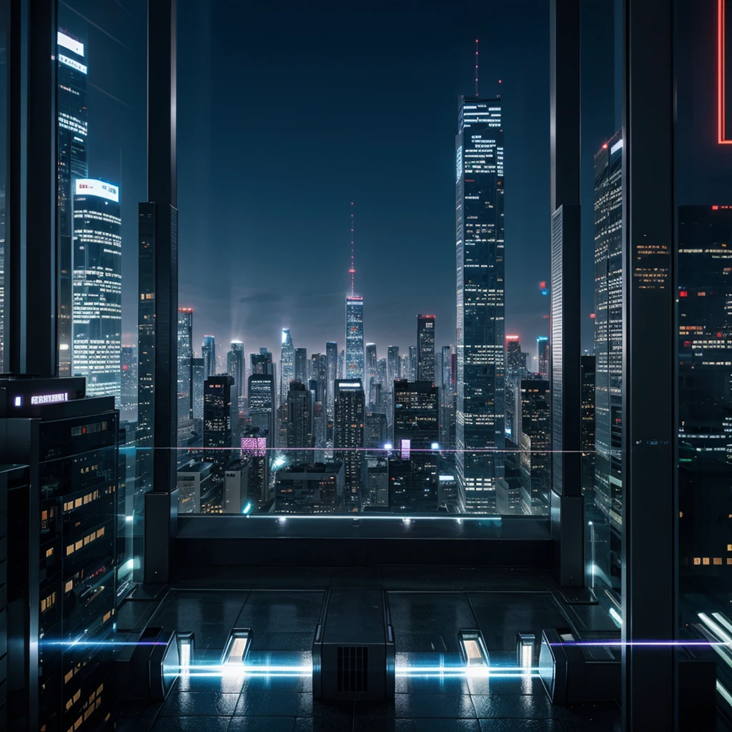 High resolution cyber city