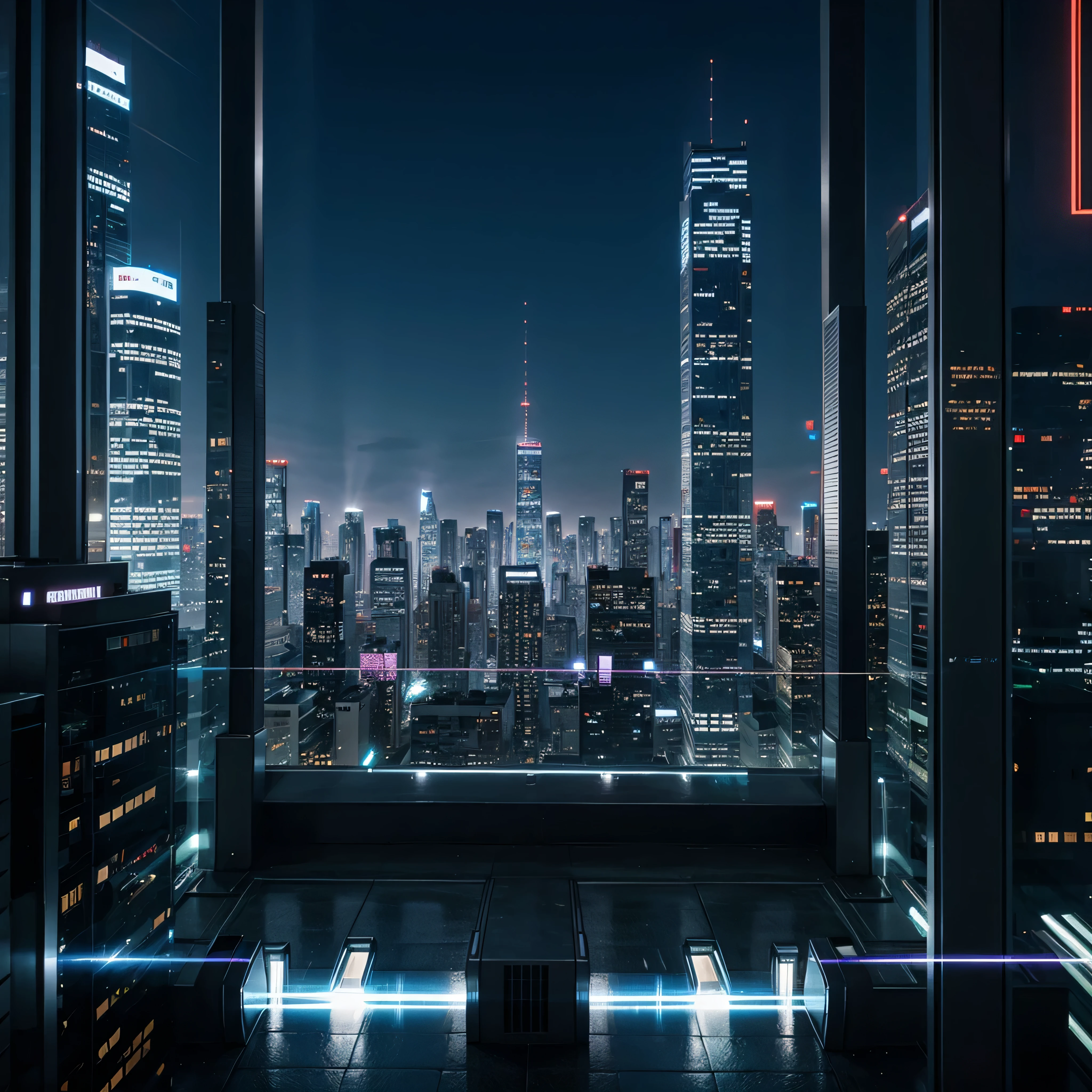 High resolution cyber city
