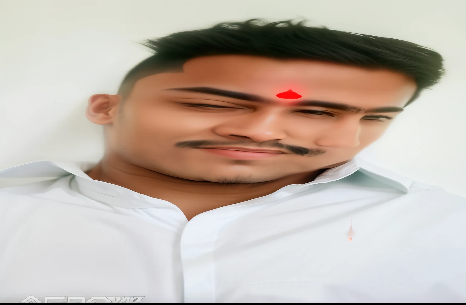 arafed man with a red dot on his forehead, ayan nag, mohamed chahin, around 1 9 years old, vastayan, nivanh chanthara, ash thorp khyzyl saleem, khyzyl saleem, vinayak, johnatan wayshak, 2 2 years old, inspired by Kailash Chandra Meher