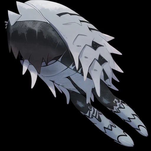 monster, cute eyes, black background, fatness, thin legs, long arms,
