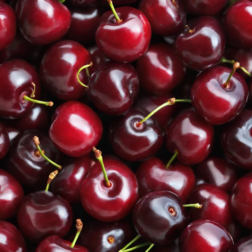 (best quality,ultra-detailed,realistic),HDR,still life,red juicy cherries,pair of cherries[2 single cherries],fresh and ripe fruit,close-up,highlighting vivid colors,crisp focus,bright natural lighting,portraits,colorful composition