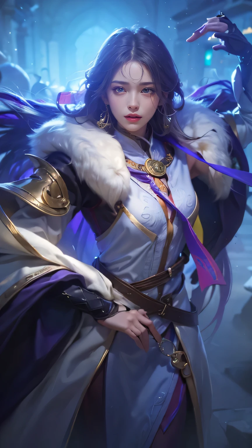 a close up of a woman wearing a red hood like a ruby ​​wearing a patch over one eye, shadowbringers cinematic, 4 k detail fantasy, a beautiful fantasy empress, game cg, xianxia fantasy, xianxia hero, 2. 5 d cgi anime fantasy artwork, cinematic goddess close shot, ruan jia and artgerm, wow 4 k detail fantasy, hyperdetailed fantasy character, (8k, RAW photo, photorealistic:1.25) ,( lipgloss, eyelashes, glosace, glossy skin, best quality, ultra highres, depth of field, chromatic aberration, caustics, Broad lighting, natural shading,) looking at viewer with a serene and goddess-like happiness, smile.