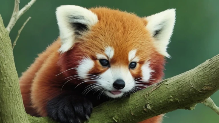 Sleeping Baby Red Panda, Eyes closed,Adorable digital painting, Cute and intricate digital art, Fox, Cute and detailed artwork, Cute digital art, Cute Red Panda, Fantasy Red Panda Love, by ヤン・J, Lost to the Jazz in a tie, Cute 3D rendering, by Ryan Yee, Urop and Rostan, Cute artwork,