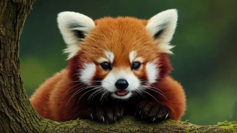 Sleeping  Red Panda, Eyes closed,Adorable digital painting, Cute and intricate digital art, Fox, Cute and detailed artwork, Cute digital art, Cute Red Panda, Fantasy Red Panda Love, by ヤン・J, Lost to the Jazz in a tie, Cute 3D rendering, by Ryan Yee, Urop and Rostan, Cute artwork,