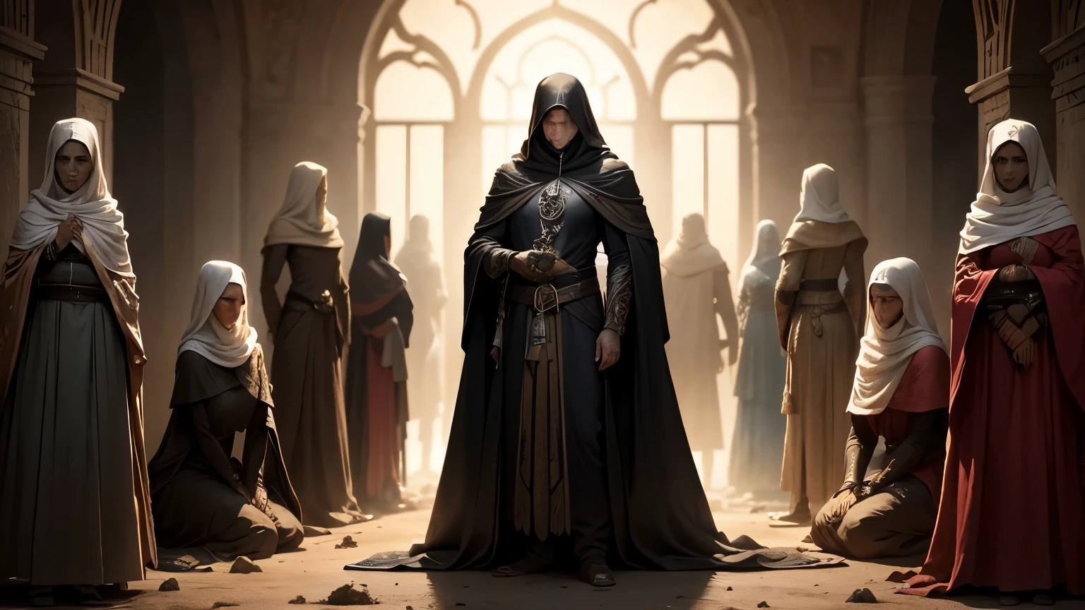 In the annals of Persian history, a somber image emerges – that of the Reaper King, draped in the bones of the once-feasting hordes, as famine spread its icy grip. The land lay barren, its fertile soil cracked and withered under the unforgiving sun. The once-verdant fields now presented a desolate tableau – a testament to the devastating consequences of war and drought. People, thin and hollow-eyed, clung to life as best they could, their bodies a mere ghostly whisper of their former selves. Their hollow stares mirrored the emptiness within the hallowed halls of the once-opulent