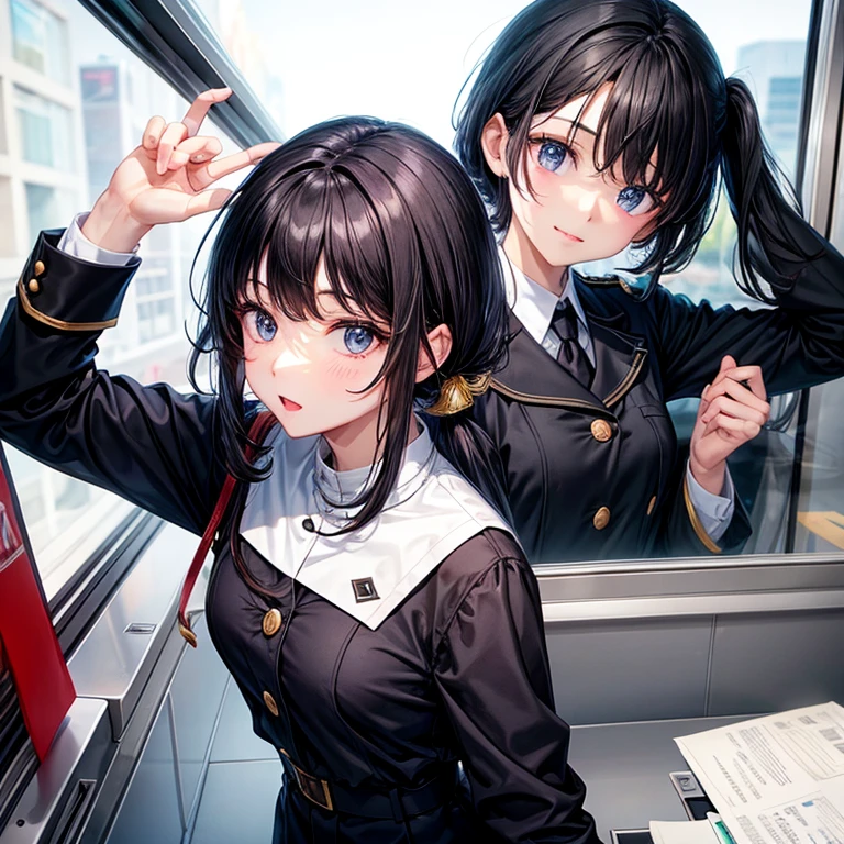 Black Hair、uniform