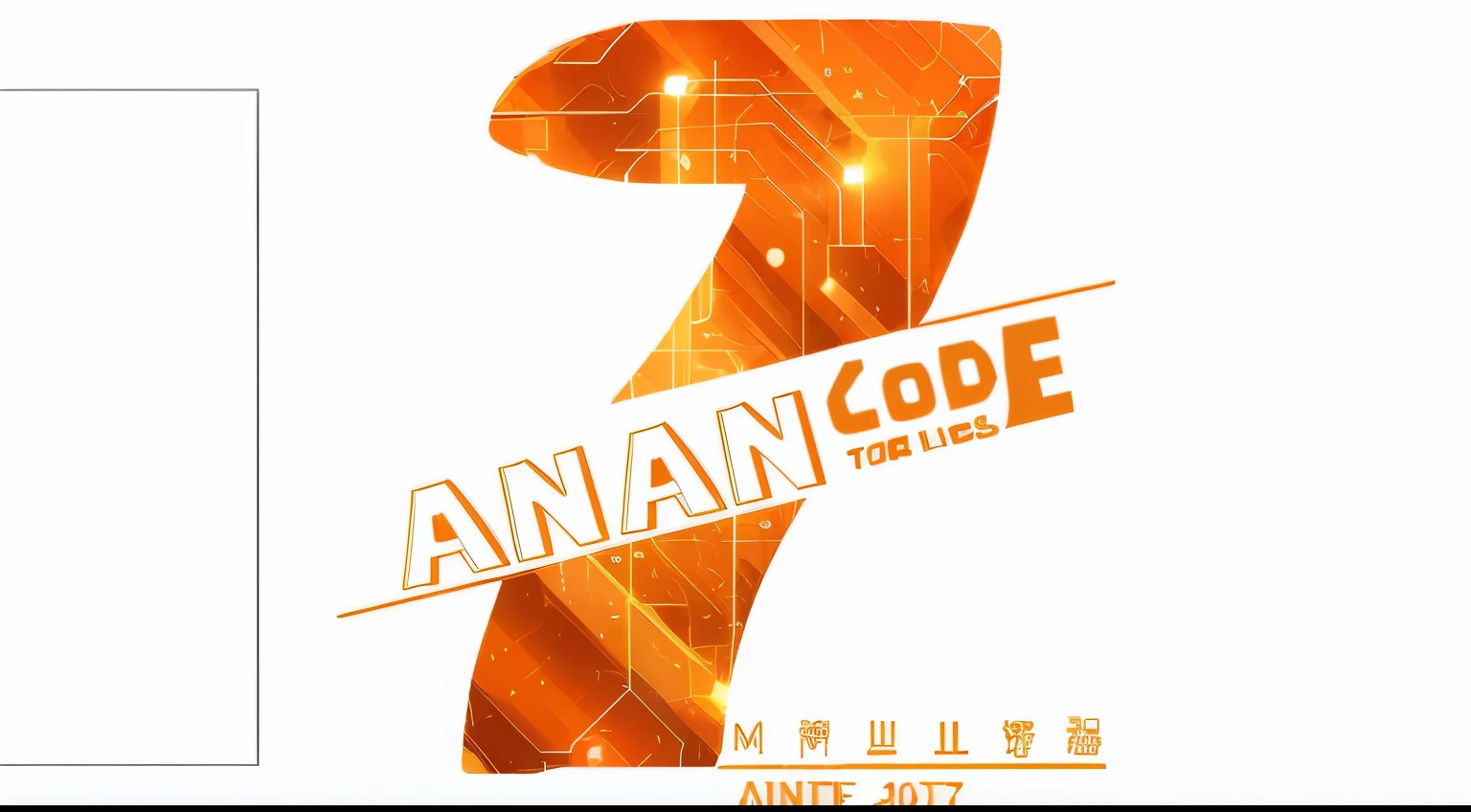 Generate a cool ANANCODE 7th anniversary icon