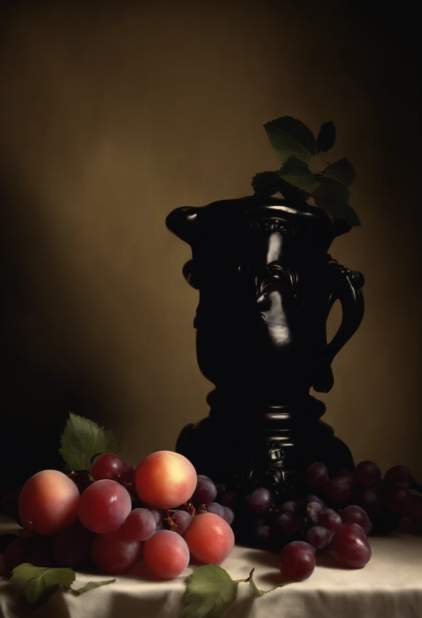 fruits,Grapes,Rosa,antique,A smile,,Sweet and seductive appearance.、Caravaggio's paintings、Chiaroscuro of Caravaggio,,Cute smile, Expression of ecstasy,erotick,A sexy