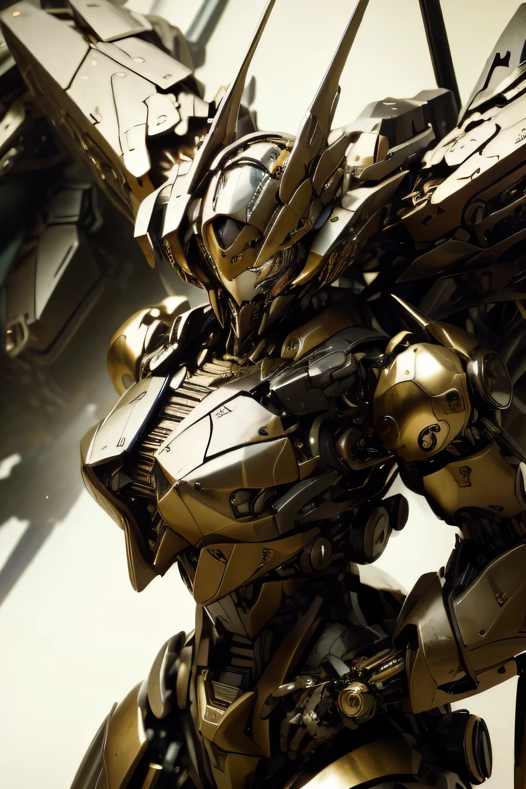 ((best quality)), ((masterpiece)), (detailed), perfect face Textured skin, Super Detail, high details, High quality, Best Quality, hight resolution, 1080p, hard disk, Beautiful,beautiful cyborg woman,Mecha Cyborg Girl,Battle Mode,Girl with a Mecha Body,She wears a battle cyborg mech with a weapon,Cyborg Warrior