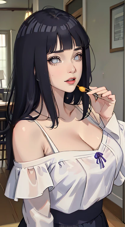 ((1 woman with a towel wrapped around her body)),((wet)),((huge breasts)),((eyes closed, sitting on the floor with legs open, in a forest, blushing)),((eating eating a cake, yes, working on cake, mouth dirty with cake, breasts dirty with cake, pussy dirty with cake)),((very large pubic hair)),((black hair)),((facing the viewer, in a forest)),